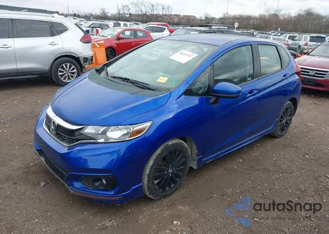 2018 Honda Fit Sport из США, поврежденный, VIN 3HGGK5H62JM730703
